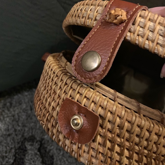 🚫SOLD🚫Rattan woven floral print bag ( Brandnew) - Picture 8 of 8